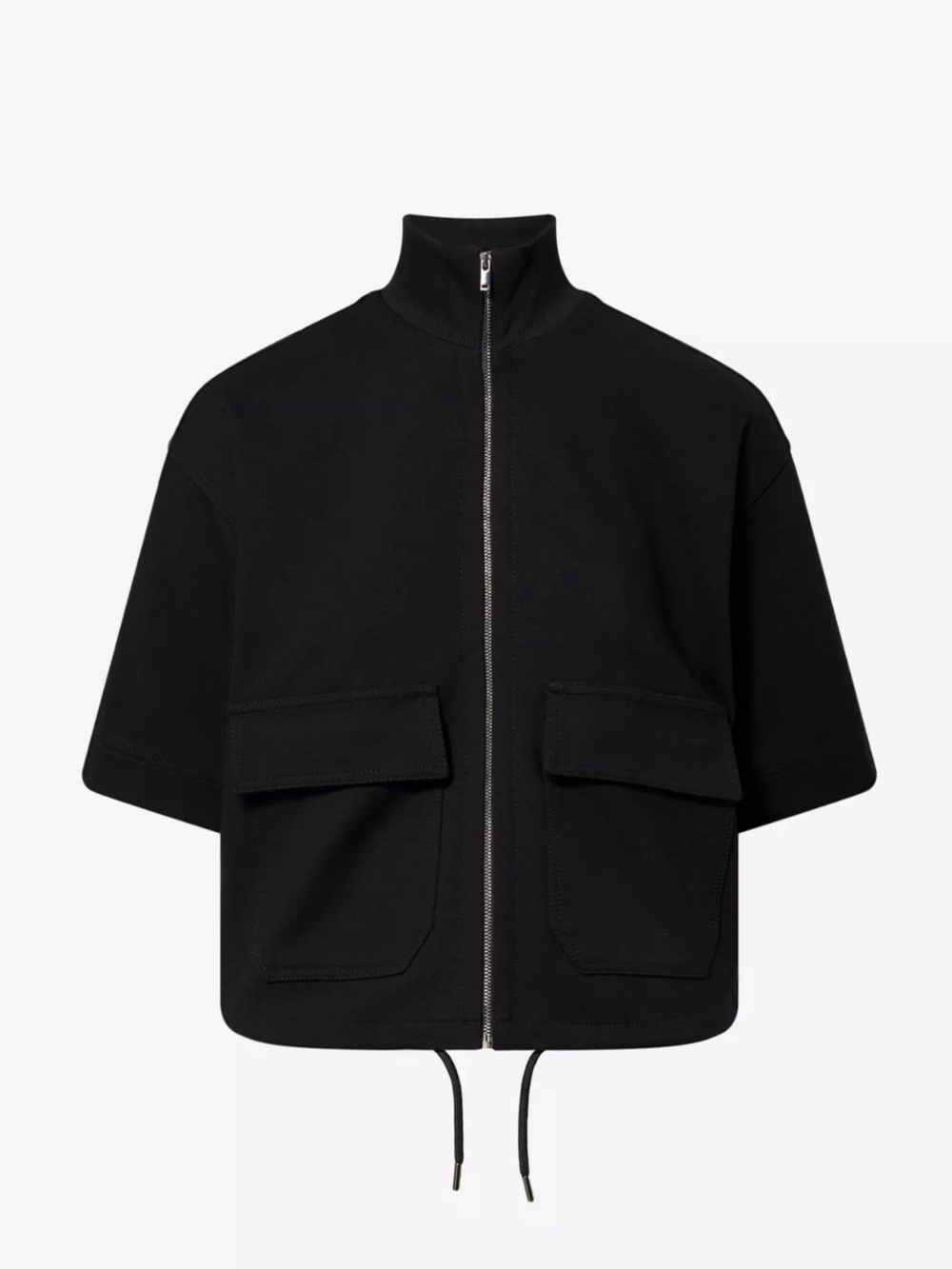 ME+EM Luxe Travel Layering Short-Sleeves Stretch-Woven Jacket